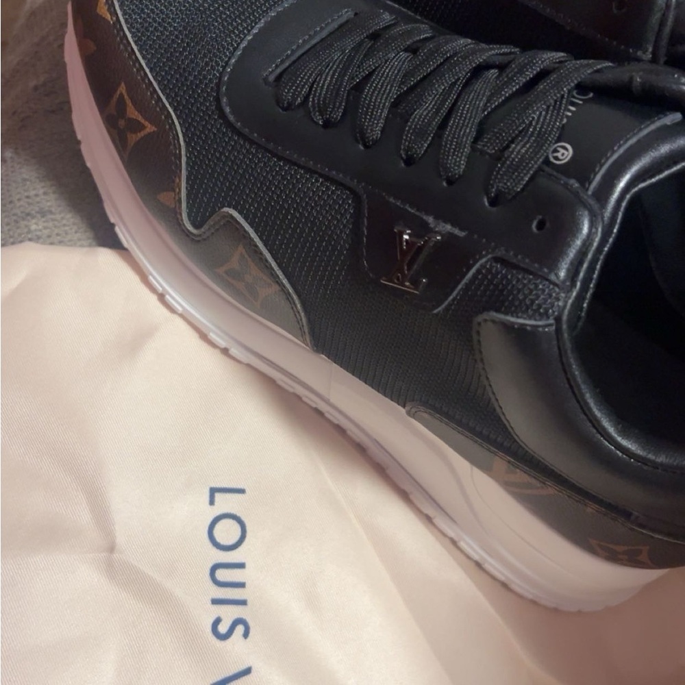 Louis Vuitton Black and Brown Sneakers